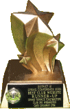 Our Runner-Up District 12 Club Website trophy for 2004-2005